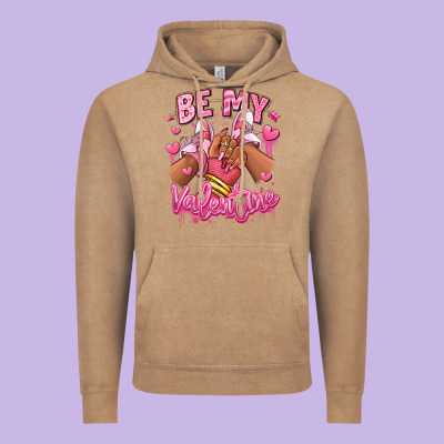 Be My Valentine Afro Girl Sneakers Vintage Hoodie Designed By Ranaportraitstore