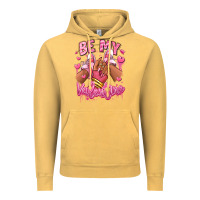 Vintage Mustard be my valentine afro girl sneakers Vintage Hoodie - RanaPortraitStore