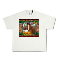 Pistachio christmas farm and horse Urban Heavy Tee - RanaPortraitStore