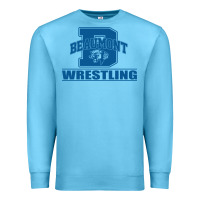 Ocean Blue Beaumont Wrestling Premium Sweatshirt - Jasminsmagicworld