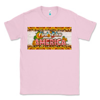 Bubblegum Pink god bless america sunflower license plate Classic Tee - HRA Design Shop