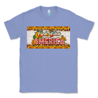 Colony Blue god bless america sunflower license plate Classic Tee - HRA Design Shop