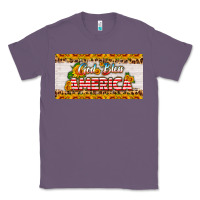 Lavender god bless america sunflower license plate Classic Tee - HRA Design Shop