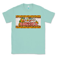 Seafoam god bless america sunflower license plate Classic Tee - HRA Design Shop