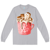 Moon Dust hotcocoa with snowman  fa element Long Sleeve Tee - FaDigitalArtStudio