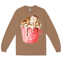 Toasted Coconut hotcocoa with snowman  fa element Long Sleeve Tee - FaDigitalArtStudio