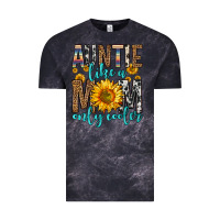 Cloud Black auntie like a mom only cooler Vintage Tee - Zillion Design Studio