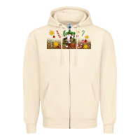 Sandshell Christmas feeling jolly cow Zipper Hoodie - Artiststas