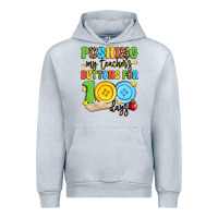 Heather Grey pushing my teacher's buttons for 100 days Urban Hoodie - Artiststas