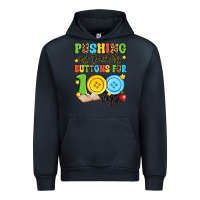 Navy pushing my teacher's buttons for 100 days Urban Hoodie - Artiststas