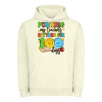 Pigment Pistachio pushing my teacher's buttons for 100 days Urban Hoodie - Artiststas