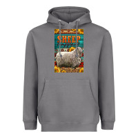 Storm Western Sheep Happens Sunflowers Heavyweight Hoodie - LillyAllenDesigns