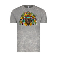Cloud Rock bear rainbow Vintage Tee - BarkalooDesign