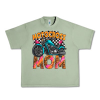 Oil Green motocross mom Urban Heavy Tee - texasbilliewilder