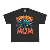 Pigment Black motocross mom Urban Heavy Tee - texasbilliewilder