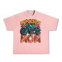 Salmon motocross mom Urban Heavy Tee - texasbilliewilder