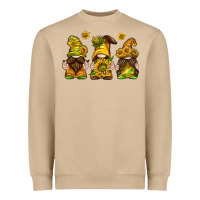 Mushroom sunflower gnomies Heavyweight Sweatshirt - texasbilliewilder