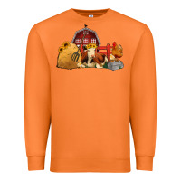Carrot Red Barn Farm Animals Premium Sweatshirt - Jasminsmagicworld