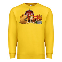 Lemon Red Barn Farm Animals Premium Sweatshirt - Jasminsmagicworld