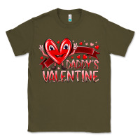Army Green daddy is valentine Classic Tee - RacoonDesign
