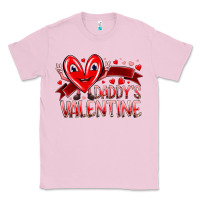 Bubblegum Pink daddy is valentine Classic Tee - RacoonDesign