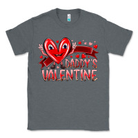 Charcoal Heather daddy is valentine Classic Tee - RacoonDesign