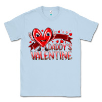 Dusty Blue daddy is valentine Classic Tee - RacoonDesign