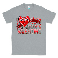 Heather Grey daddy is valentine Classic Tee - RacoonDesign