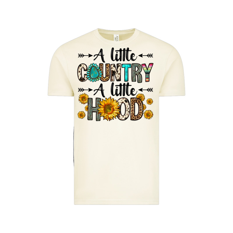 A Little Country A Little Hood Vintage Tee by Zillion Design Studio | Teevron