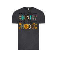 Vintage Black a little country a little hood Vintage Tee - Zillion Design Studio