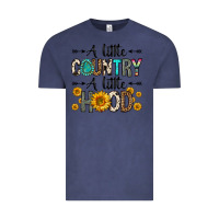 Vintage Denim a little country a little hood Vintage Tee - Zillion Design Studio