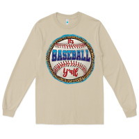 Mushroom it's baseball y'all Long Sleeve Tee - HRA Design Shop