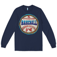 Navy it's baseball y'all Long Sleeve Tee - HRA Design Shop
