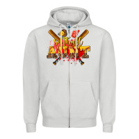 Dove Grey softball aunt Zipper Hoodie - AdoDesignShop