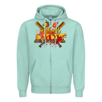 Seafoam softball aunt Zipper Hoodie - AdoDesignShop