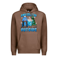 Chestnut snuggle up gnomies it's cold outside Premium Hoodie - MaliasSmallBusiness