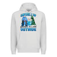 Dove Grey snuggle up gnomies it's cold outside Premium Hoodie - MaliasSmallBusiness