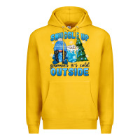 Lemon snuggle up gnomies it's cold outside Premium Hoodie - MaliasSmallBusiness
