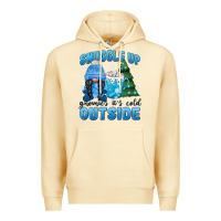 Pina Colada snuggle up gnomies it's cold outside Premium Hoodie - MaliasSmallBusiness