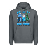 Rock snuggle up gnomies it's cold outside Premium Hoodie - MaliasSmallBusiness