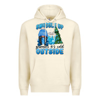 Sandshell snuggle up gnomies it's cold outside Premium Hoodie - MaliasSmallBusiness