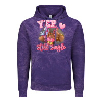 Cloud Purple Yep still single heels and sneakers afro girl Vintage Hoodie - RanaPortraitStore