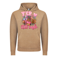 Vintage Coffee Yep still single heels and sneakers afro girl Vintage Hoodie - RanaPortraitStore