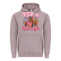 Vintage Zinc Yep still single heels and sneakers afro girl Vintage Hoodie - RanaPortraitStore