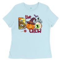 Baby Blue the boo crew Ladies Tee - AdoDesignShop