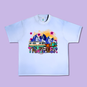 Traveler Urban Heavy Tee Designed By Zillion Design Studio