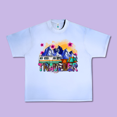 Traveler Urban Heavy Tee Designed By Zillion Design Studio