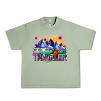 Oil Green traveler Urban Heavy Tee - Zillion Design Studio