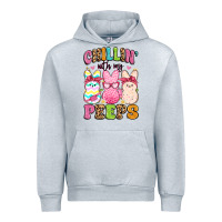 Heather Grey chillin' with my peeps Urban Hoodie - Artiststas