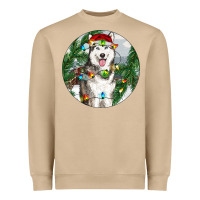 Mushroom husky and farm ornament Heavyweight Sweatshirt - RanaPortraitStore